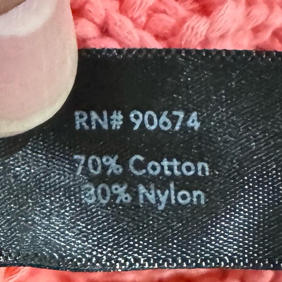 Boston Proper Textured Button Up Lady Cardigan Shell Pink Knit Gold Detail Sz S - Picture 6 of 8